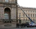 Bild: Dimitar Dilkoff/AFP/dpa
Die Polizei ist vor Ort.