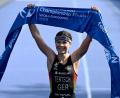 Bild: Dean Lewins/AAP/dpa
Erste deutsche Triathlon-Weltmeisterin über die olympische Distanz: Lisa Tertsch