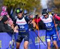 Bild: Sven Hoppe/dpa
Eric Perrot (l) gewinnt das erste Loop-One-Festival.