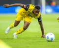 Bild: David Inderlied/dpa
Ins Straucheln geraten: Youssoufa Moukoko will seine Karriere wieder in Schwung bringen.