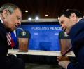 Bild: Julia Demaree Nikhinson/AP/dpa
Die Außenminister Russlands und der USA sollen ein Treffen der Präsidenten Putin und Trump vorbereiten. (Archivbild)