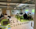 Bild: upl
Wo früher der Kuhstall war, steht jetzt eine Halle. Hier ist das Büro von Michael Eichenseer.