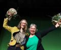 Bild: Karl-Josef Hildenbrand/dpa
Die Grüne-Doppelspitze Eva Lettenbauer (links) und Gisela Sengl will sich auf dem Parteitag erneut zur Wahl stellen. Gegenkandidaten müssen sie bislang keine fürchten. (Archivbild)