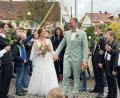 Bild: mma
Katharina und Johannes strahlten nach ihrer Trauung um die Wette.