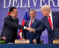 Bild: Mark Schiefelbein/AP/dpa
Trump hatte schon im Juli in dem Konflikt vermittelt.