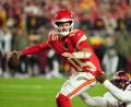 Bild: Ed Zurga/FR34145 AP/dpa
Patrick Mahomes warf drei Touchdowns, aber auch zwei Interceptions,
