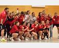 Bild: mhs
So sehn Derbysieger aus: Die HSG-Damen gewannen gegen den HV Oberviechtach mit 32:25.