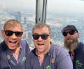 Bild: Florian Walter
Sebastian Bösl, Florian Feldmann und Florian Walter (von links) hatten in Dubai eine gute Zeit.