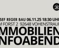 Bild: bildraumwest
Immobilien Infoabend am 6. November um 18.30 Uhr bei Josef Reger Bau, Am Forst 2 in Vohenstrauß.