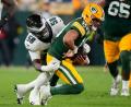 Bild: Morry Gash/AP/dpa
Die Eagles und Packers lieferten sich ein von der Defensive geprägtes Duell.