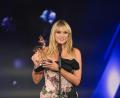 Bild: Peter Kneffel/dpa
Model Heid Klum ist in der Kategorie Entertainment ausgezeichnet worden.
