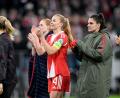 Bild: Jens Niering/dpa
Für die Fußballerinnen des FC Bayern gibt es in der Champions League weiter Grund zur Freude.