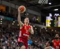 Bild: Harald Tittel/dpa
Justus Hollatz und der FC Bayern Basketball erlebten in Ulm ein ganz enges Spiel. (Archivfoto)