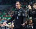 Bild: Andreas Gora/dpa
Trainer Filip Jicha und der THW Kiel spielten beim ThSV Eisenach.