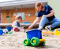 Bild: Christoph Soeder/dpa
Die Planung von Kitaplätzen sind keine Sandkastenspiele. (Symbolfoto)