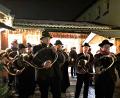 Bild: gis
Die Parforcehornbläser "Hohes Fichtelgebirge" eröffneten den Weihnachtsmarkt.