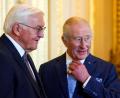 Bild: Hannah Mckay/PA Wire/dpa
Bundespräsident Frank-Walter Steinmeier und König Charles III. in Schloss Windsor.