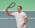 Bild: Luca Bruno/AP/dpa
Spielt wieder in Hamburg: Tennis-Star Alexander Zverev. (Archivbild)