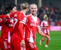 Bild: Sven Hoppe/dpa
Pernille Harder (r) sorgte mit zwei Toren noch für die Wende beim Bayern-Spiel gegen Atlético Madrid. (Archivbild)