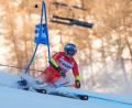 Bild: Giovanni Auletta/AP/dpa
Dritter im Riesenslalom von Val d'Isère: Marco Odermatt.
