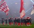 Bild: Sven Hoppe/dpa
Nicht als Sieger zur Weihnachtsfeier im Stadion: Die Stars des FC Bayern.