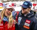Bild: Jean-Christophe Bott/KEYSTONE/dpa
Traumpaar der Ski-Szene: Mikaela Shiffrin und Aleksander Aamodt Kilde. (Archivbild)