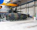 Bild: Michael Matthey/dpa
Ein Puma-Schützenpanzer in einer Halle des Rheinmetall-Werks im niedersächsischen Unterlüß.
