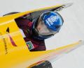 Bild: Matthias Schrader/AP/dpa
Laura Nolte aus Deutschland fährt im Monobob erneut aufs Podest. (Archivbild)