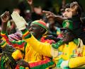 Bild: Mosa'ab Elshamy/AP/dpa
Fans von Mali reagieren während des Fußballspiels zwischen Marokko und Mali.