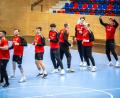 Bild: Sina Schuldt/dpa
Die deutsche Handball-Nationalmannschaft beim Training in Hannover.