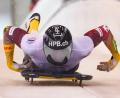 Bild: Robert Michael/dpa
Skeleton-Olympiasieger Christopher Grotheer sichert sich im Nachhole-Rennen in St. Moritz das Olympia-Ticket. (Archivbild)