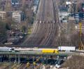 Bild: Christoph Reichwein/dpa
Die Bahngleise unter dem Autobahnkreuz Kaiserberg werden vom 9. Januar bis 6. Februar erneut für vier Wochen gesperrt. (Archivbild)