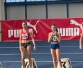Bild: Sabine Schnurrer
Emma Scharf (links) und Valentina Ascherl am Start über 60 Meter.