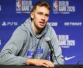 Bild: Andreas Gora/dpa
Will am Donnerstag in Berlin dabei sein: Basketball-Star Franz Wagner.
