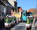 Archivbild: kro
Die Tirschenreuther Prinzengarde beim Faschingszug durch die Kreisstadt im vergangenen Jahr.