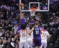 Bild: Scott Marshall/AP/dpa
Die Sacramento Kings haben ihre Siegesserie auch gegen die Washington Wizards ausbauen können.