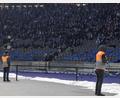 Bild: Andreas Gora/dpa
Protest der Hertha-Fans im Olympiastadion.