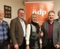Bild: ÖDP
Von links: Hubert Betz, Stadtrat und Bürgermeisterkandidat in Pfreimd, Martin Prey, Bürgermeister und Kreisrat von Niedermurach, Heidi Eckl, Stadt- und Kreisrätin in Nabburg, Alfred Damm, Stadtrat in Schwandorf, und Arnold Kimmerl, Altbürgermeister und Kreisrat von Pfreimd, eröffneten den Wahlkampf der ÖDP auf Kreisebene.