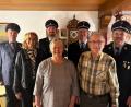 Bild: Andrea Lang
Zum Alfred Kiesbauers (Zweiter von rechts) 85. Geburtstag gratulierten unter anderem Zweite Bürgermeisterin Andrea Lang (Zweite von links) sowie Mitglieder der Feuerwehr Lohma.