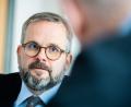 Bild: Christoph Soeder/dpa
Bayer-Manager Berninger: Sorge um Auseinanderdriften Europas und der Vereinigten Staaten. (Archivbild)