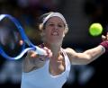 Bild: Lukas Coch/AAP/dpa
Laura Siegemund ist in Melbourne als letzte deutsche Spielerin ausgeschieden.