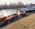Bild: Daniel Löb/dpa
Nach der Havarie eines Güterschiffs auf dem Main-Donau-Kanal im Kreis Forchheim war der Schiffsverkehr dort zwischenzeitlich eingestellt.