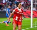 Bild: Sven Hoppe/dpa
Bayern-Stürmerin Jovana Damnjanovic traf zum 3:0 gegen Leipzig. (Archivbild)
