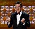Bild: Chris Pizzello/AP/dpa
Colbert, dessen Show 2026 abgesetzt wird, gilt als Kritiker Trumps. (Archivbild)