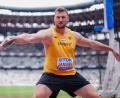Bild: Michael Kappeler/dpa
Diskuswerfer Henrik Janssen hat auf Wettbewerbe bei der Leichtathletik-WM in Tokio gewettet. (Archivbild)