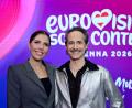 Bild: Roland Schlager/APA/dpa
Das Moderatoren-Duo für den ESC im Mai in Wien steht fest: Victoria Swarovski und Michael Ostrowski.