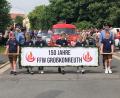Bild: wro
Der Festzug der Freiwilligen Feuerwehr Großkonreuth wurde von den Dorfkindern angeführt.