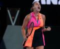 Bild: Dita Alangkara/AP/dpa
Aryna Sabalenka hat in Melbourne ihren dritten Titel verpasst.