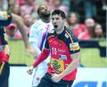 Bild: Sina Schuldt/dpa
Vom Sommer an beim VfL Gummersbach: Spaniens Handball-Star Alex Dujshebaev. (Archivbild)