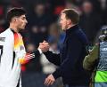 Bild: Tom Weller/dpa
Der letzte Länderspieleinsatz von Kai Havertz (l.) liegt mehr als ein Jahr zurück. (Archivbild)